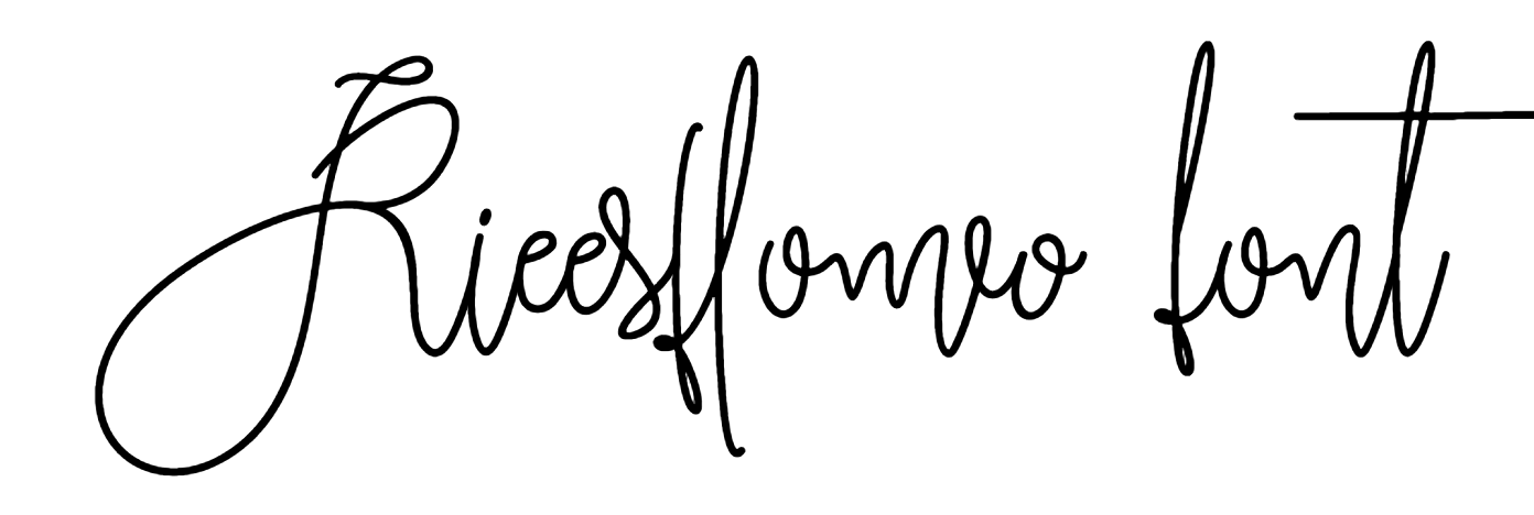 Rieesflomeo font download