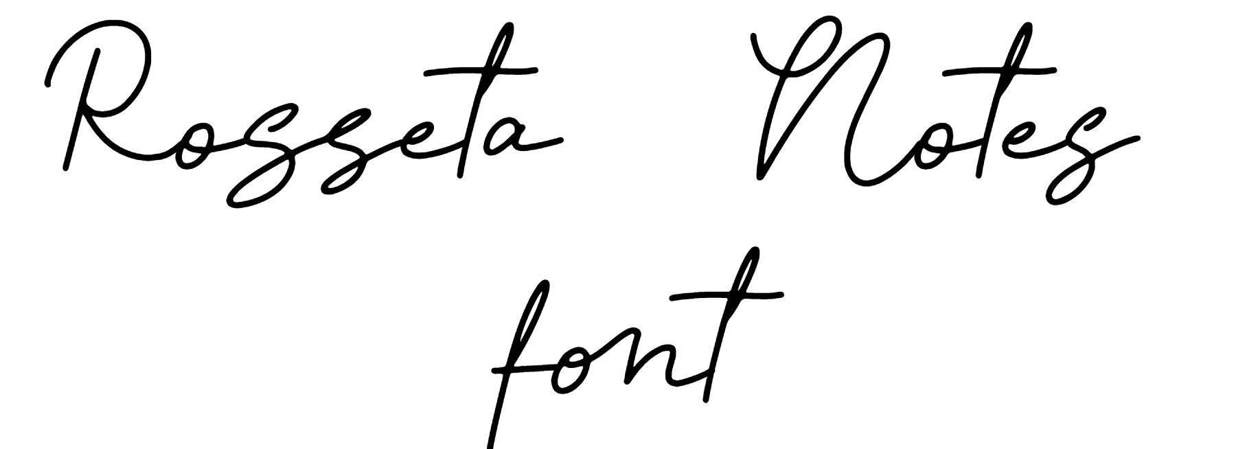 Rosseta Notes font download