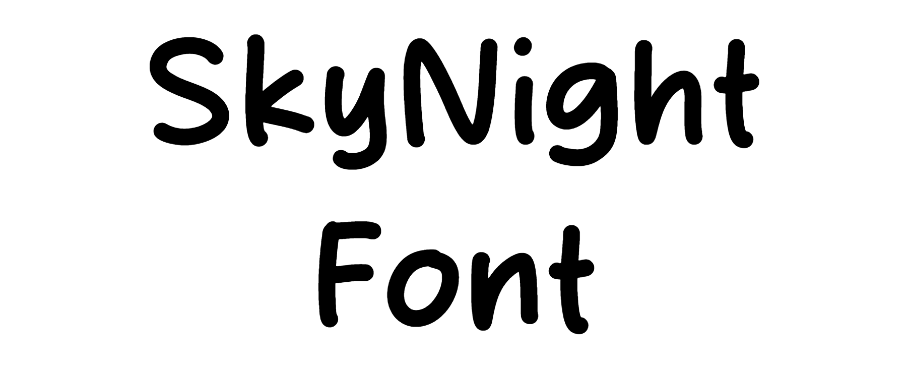 SkyNight Font Download