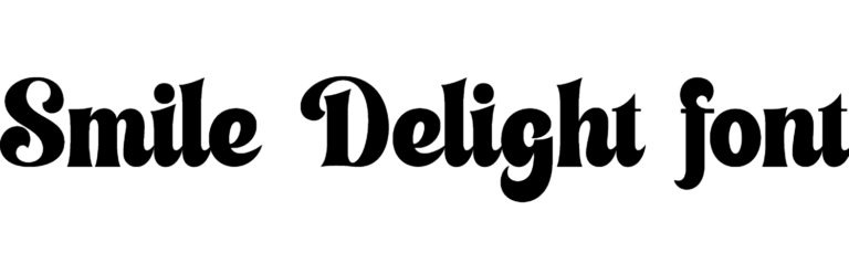 Smile Delight font download