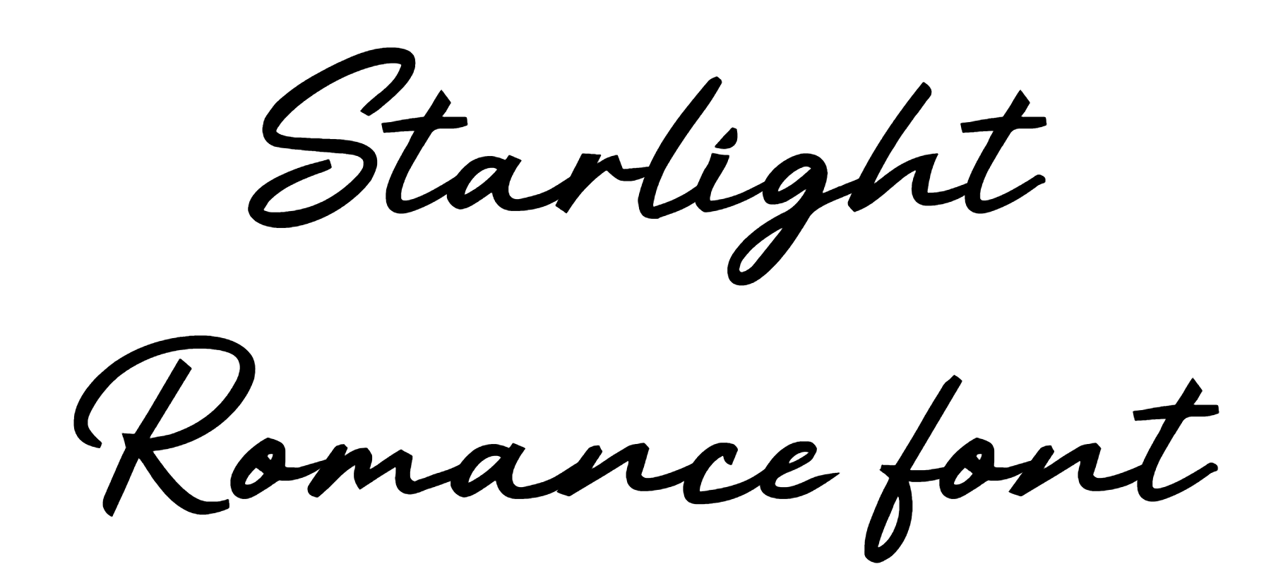 Starlight Romance font download
