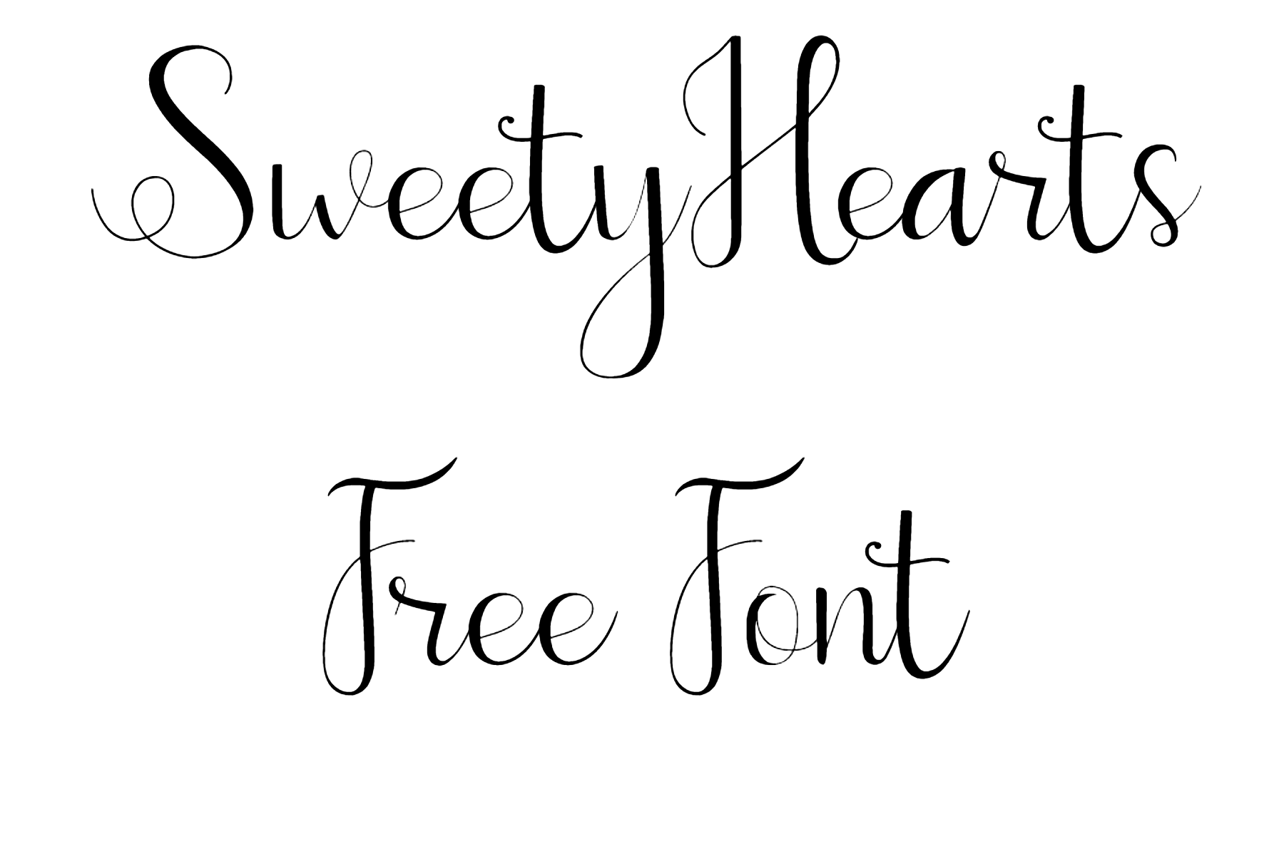 SweetyHearts Free Font Download