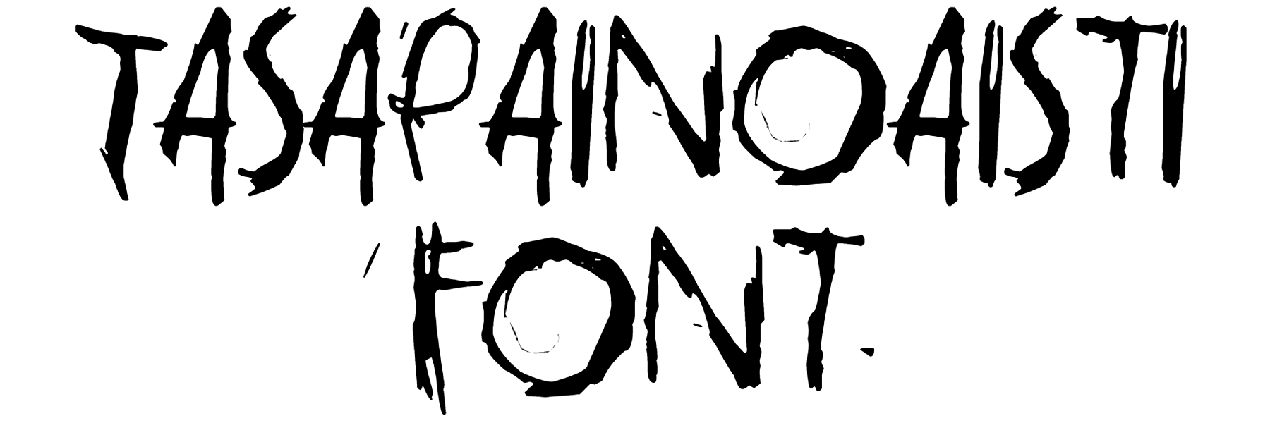 Tasapainoaisti Font Download