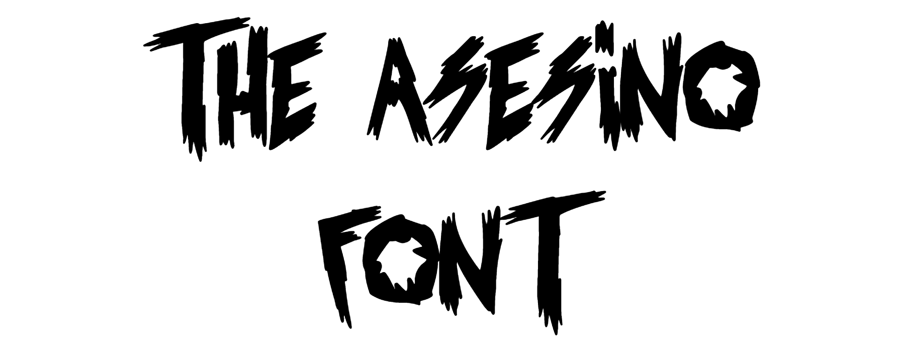 The Asesino font download