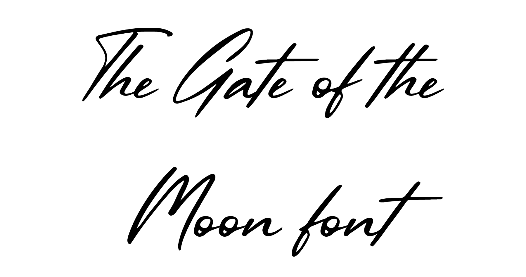 The Gate of the Moon font download