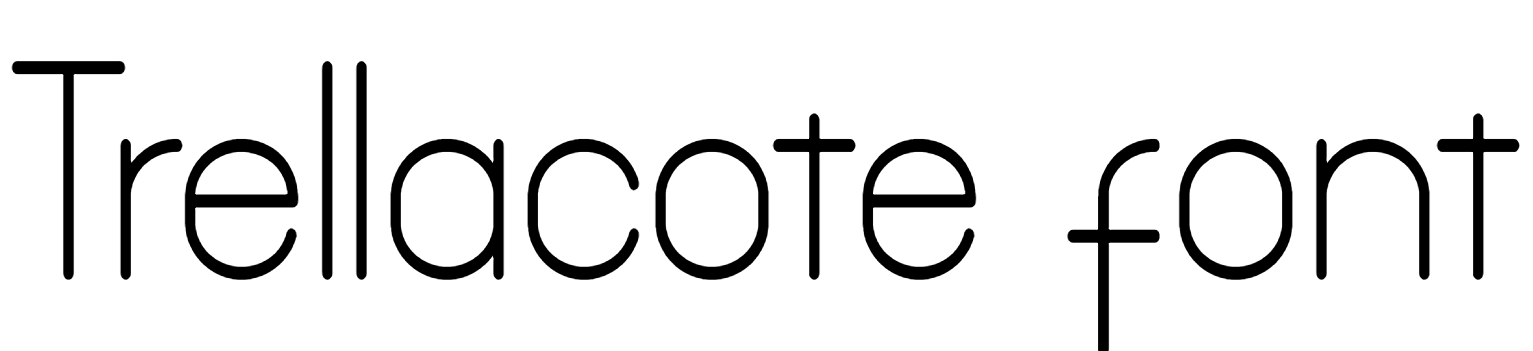 Trellacote font download