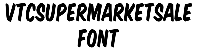 VTCSuperMarketSale font download