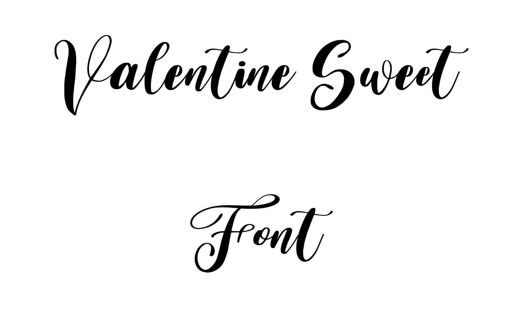 Valentine Sweet font download