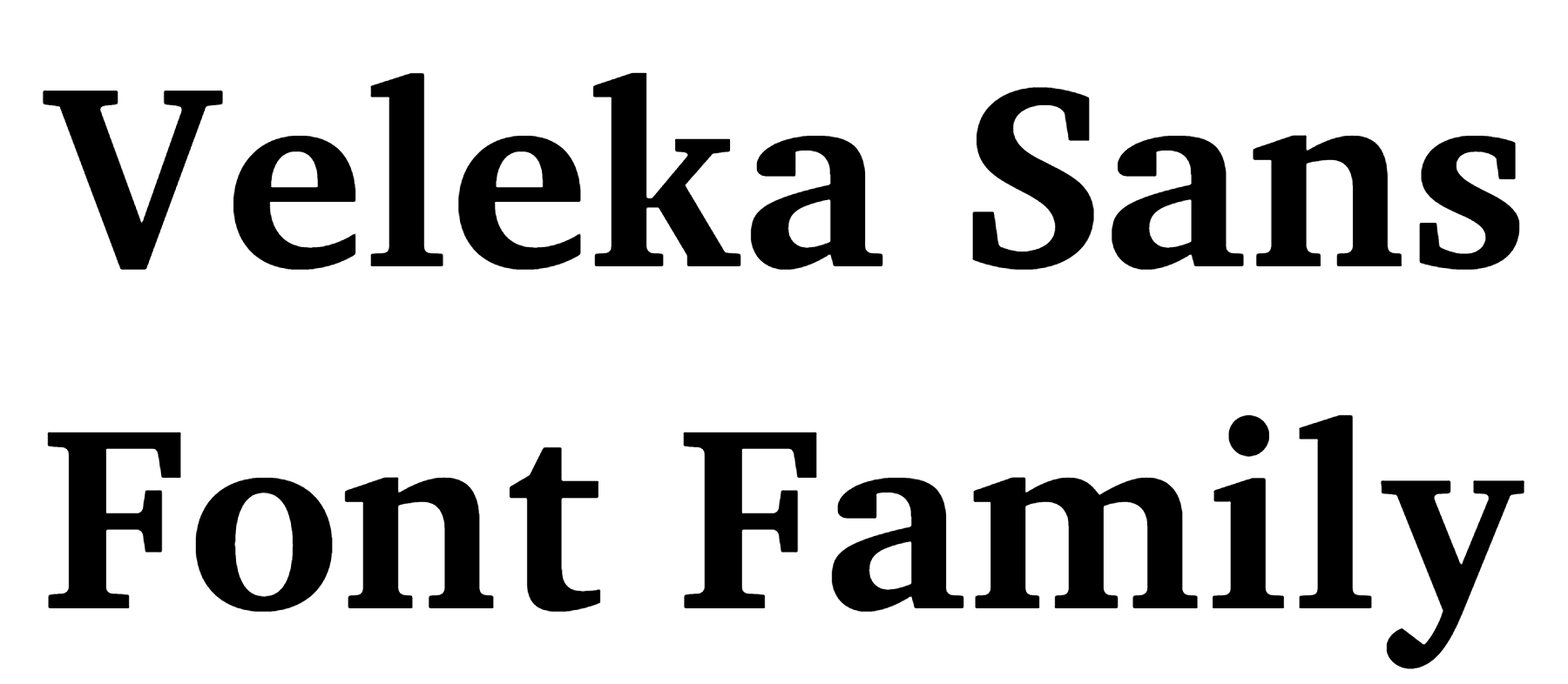 Veleka Sans Font download