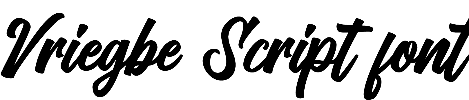Vriegbe Script font download