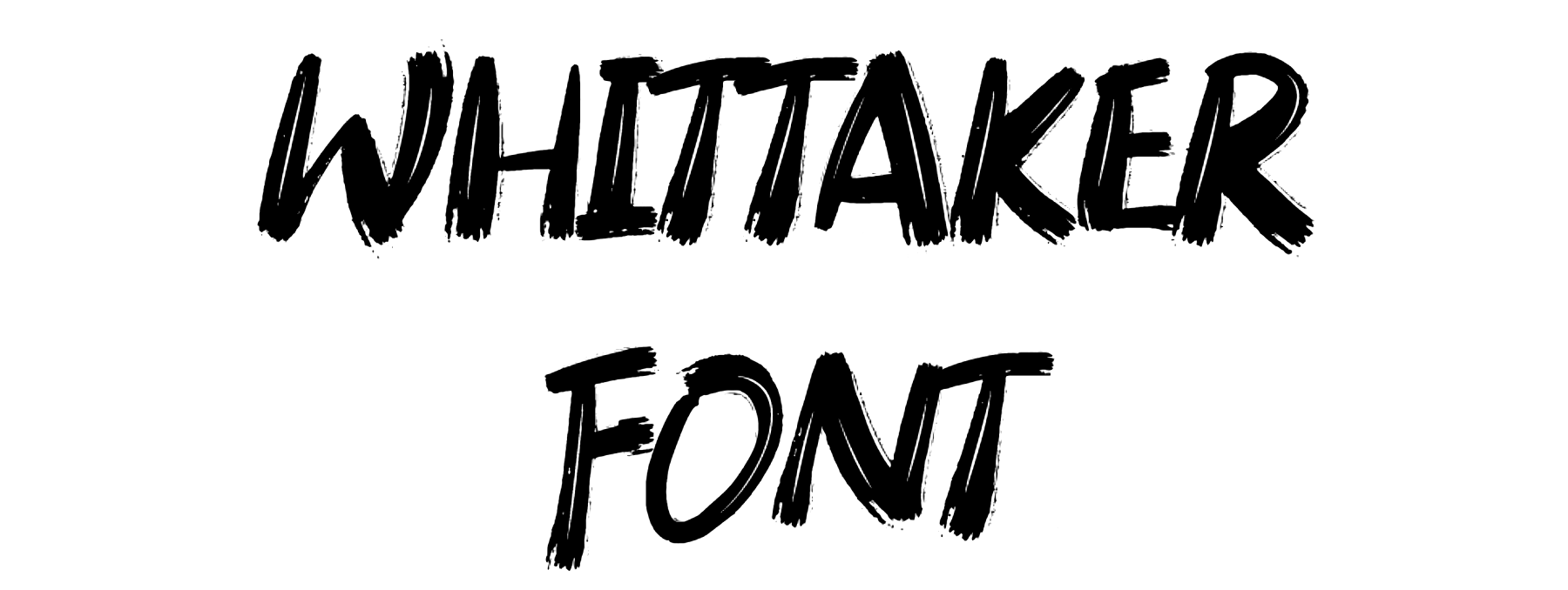 Whittaker font download