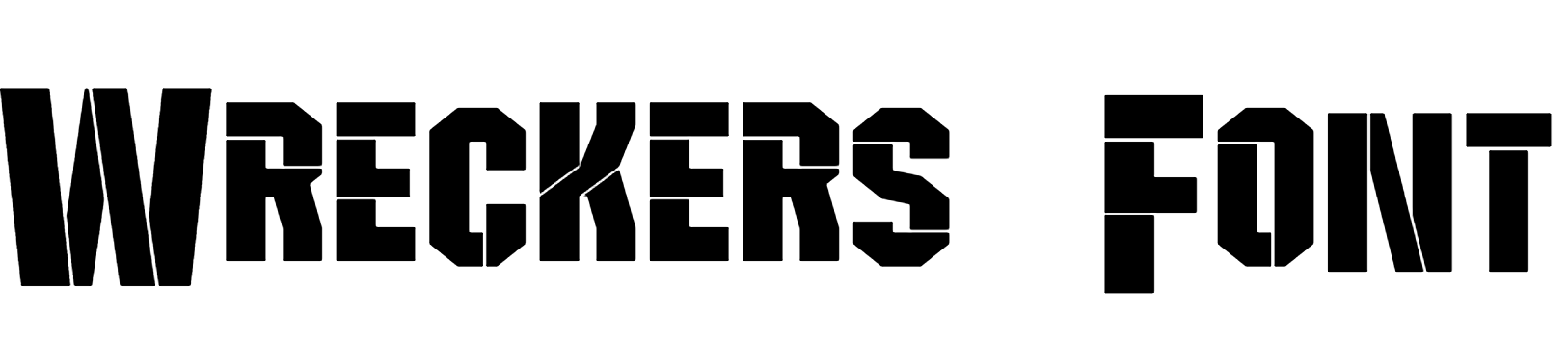 Wreckers Font Download
