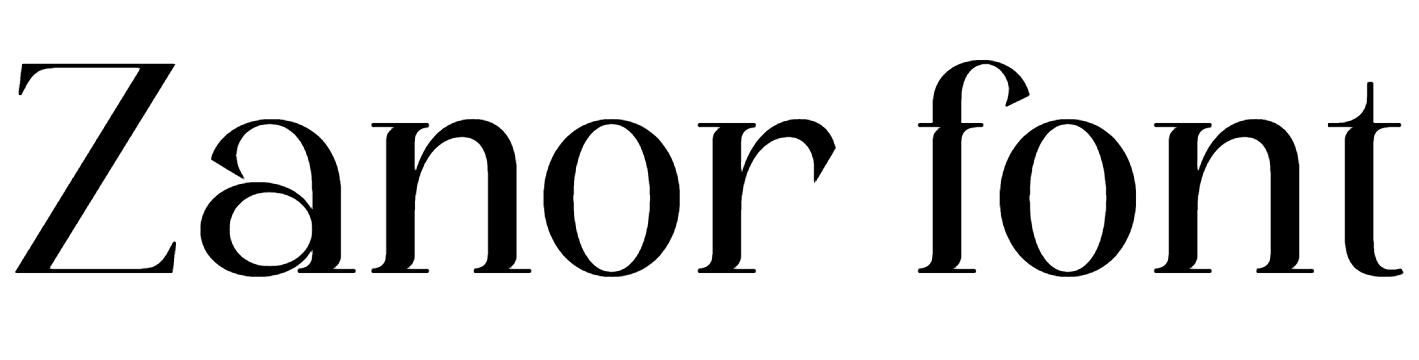 Zanor font download