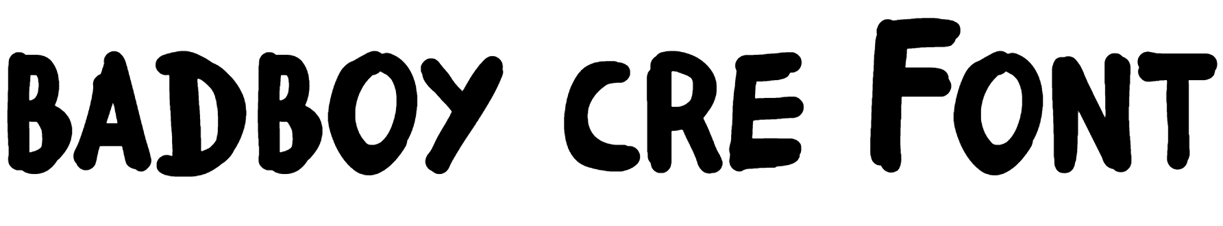 badboy cre Font Download