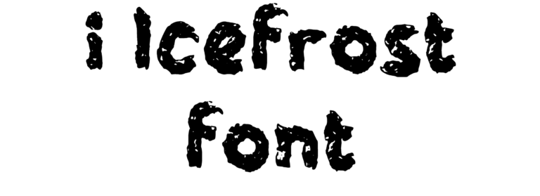 i Icefrost font download
