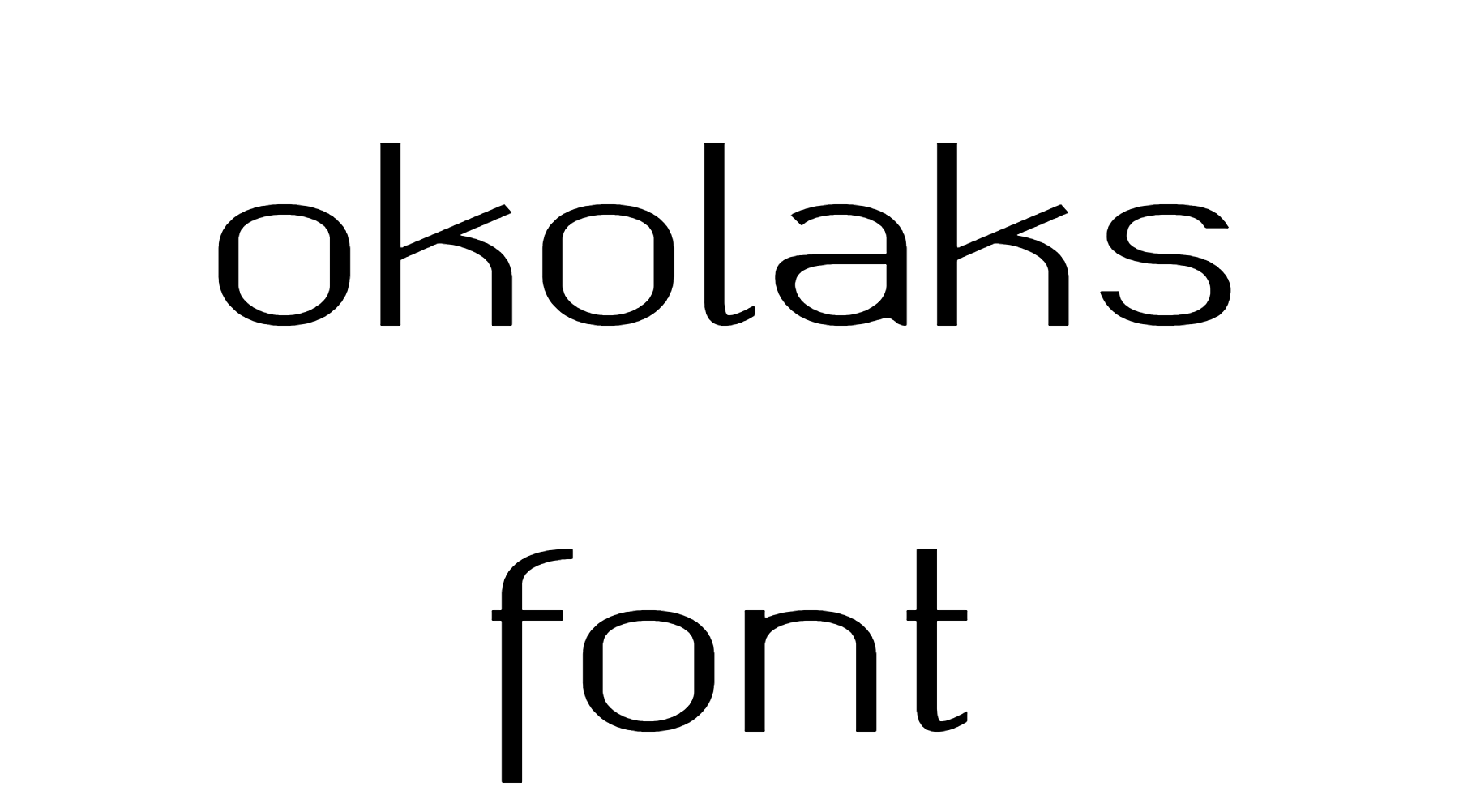 okolaks font download