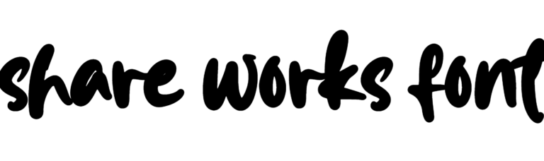 share works font download