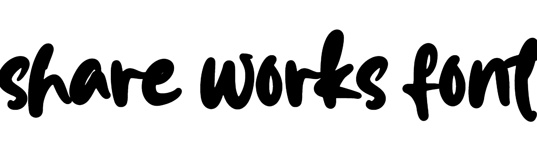 share works font download