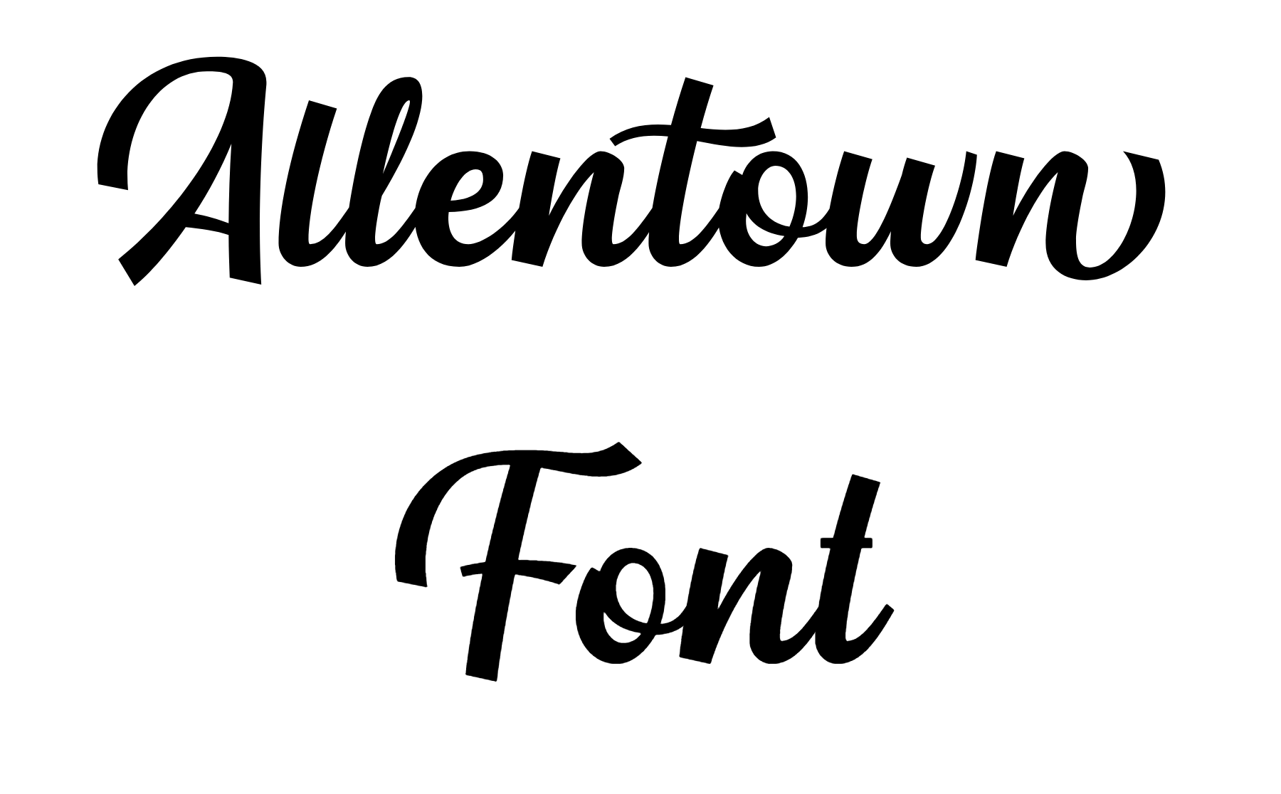 Allentown Font Download