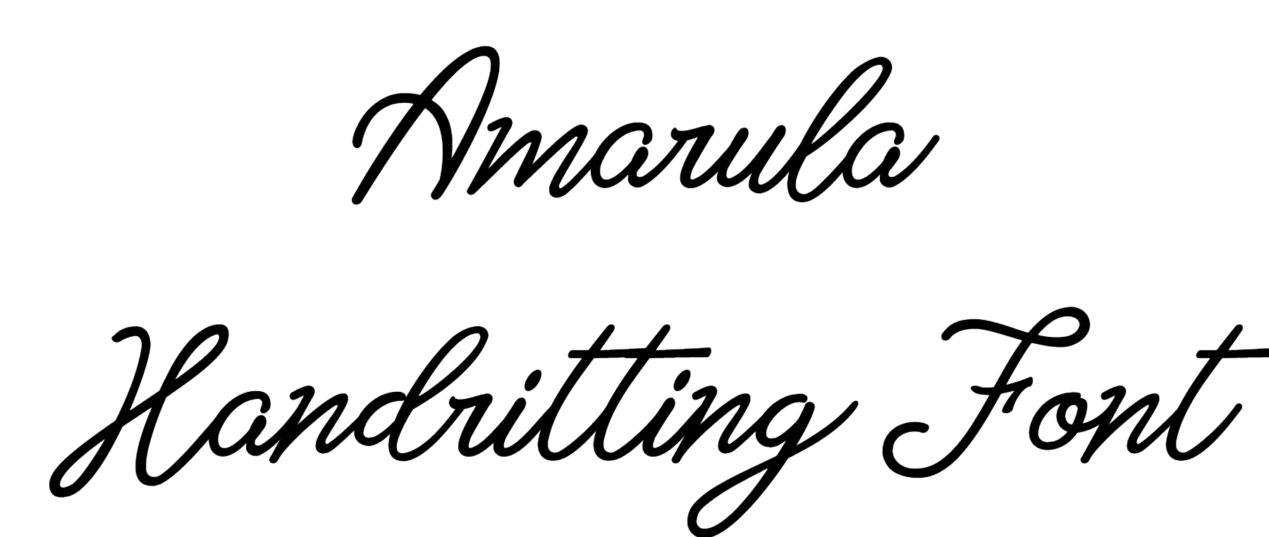 Amarula Handritting Font Download