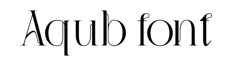 Aqub font download