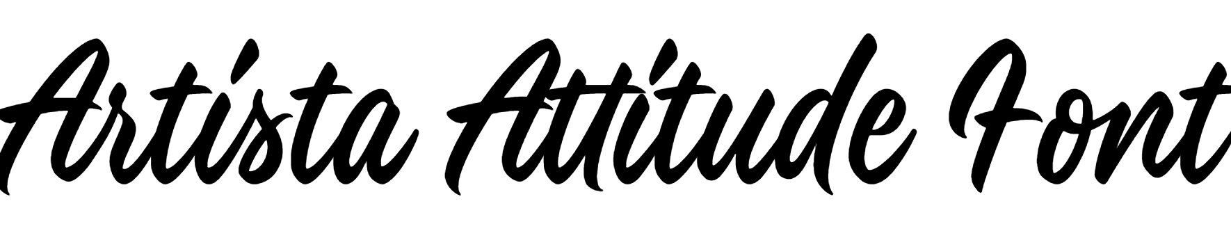 Artista Attitude Font Download