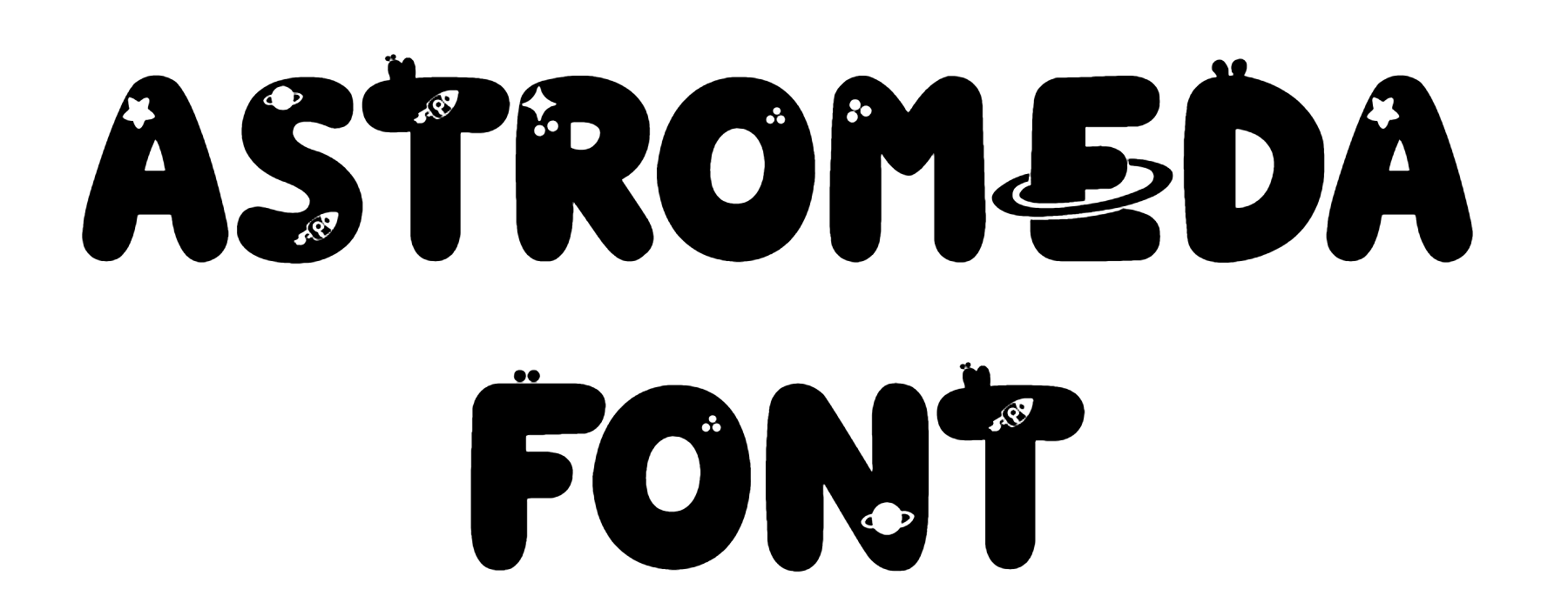Astromeda decorative Font Download