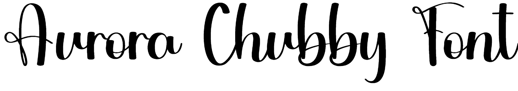 Aurora Chubby Font Download