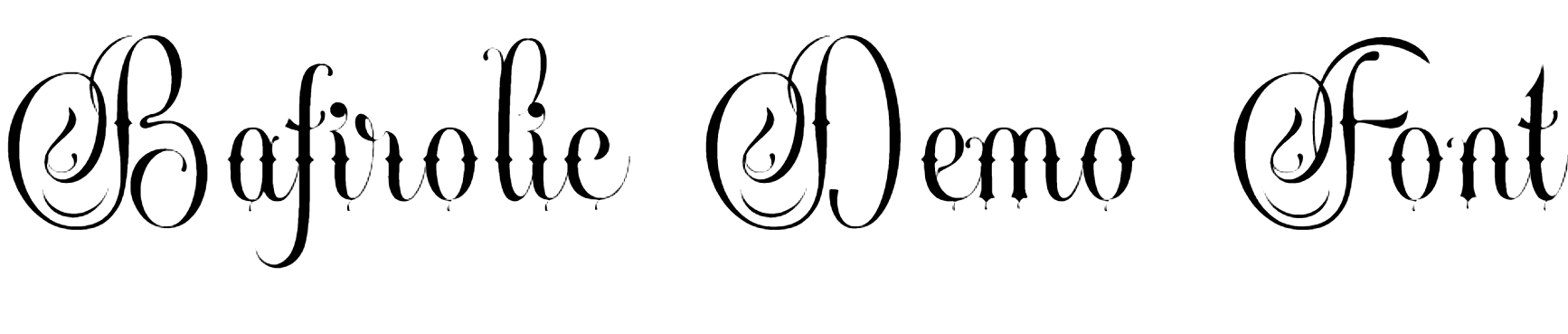 Bafirolic Demo Font Download