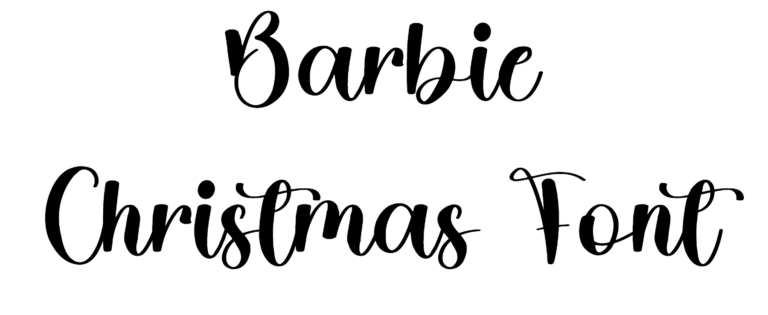 Barbie Christmas Font Download