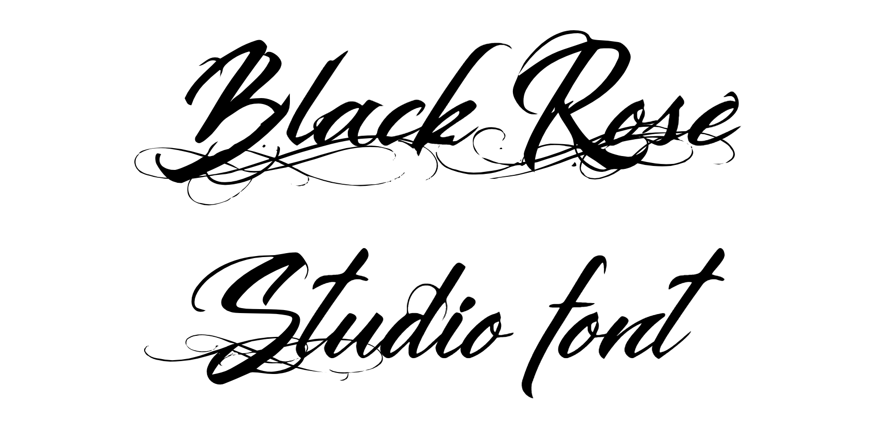 Black Rose Studio font download