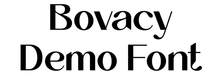 Bovacy Demo Font Download