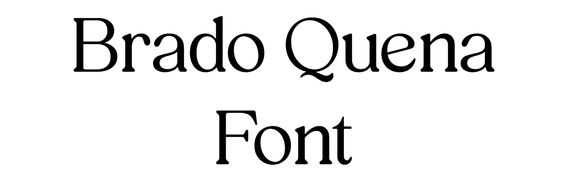 Brado Quena Font Download