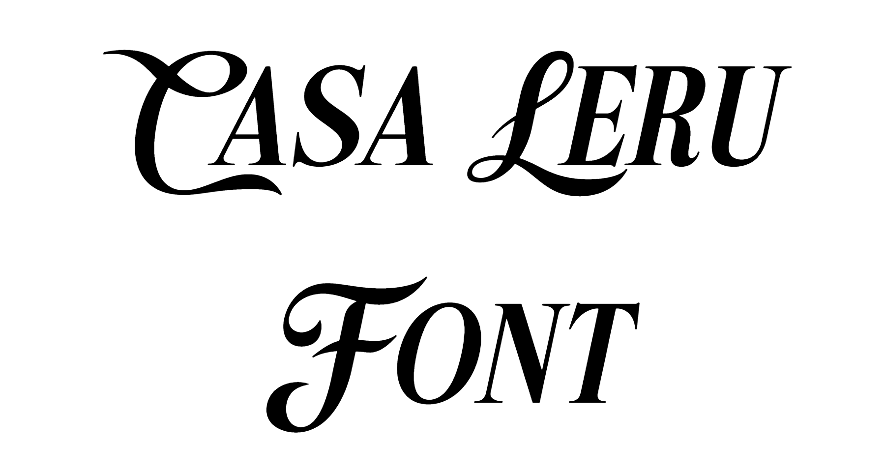 Casa Leru Font Download