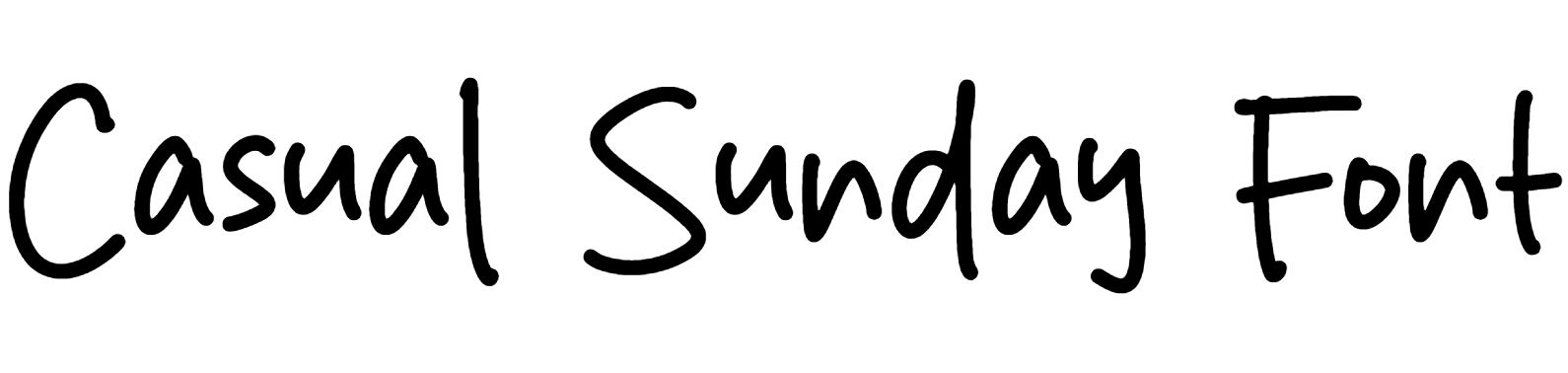 Casual Sunday Font Download