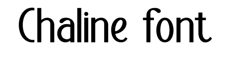 Chaline font download