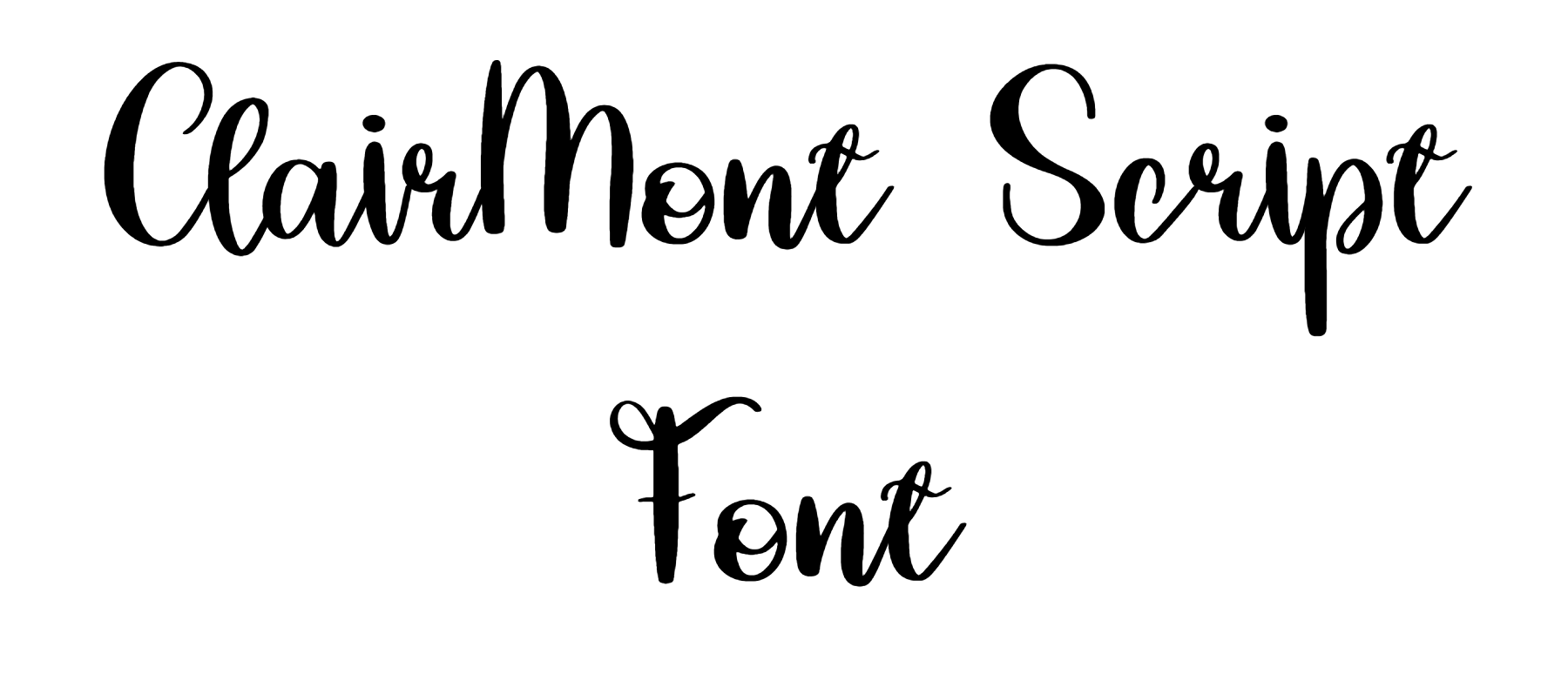 ClairMont Script Font Download