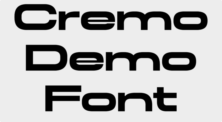Cremo Demo Font Download
