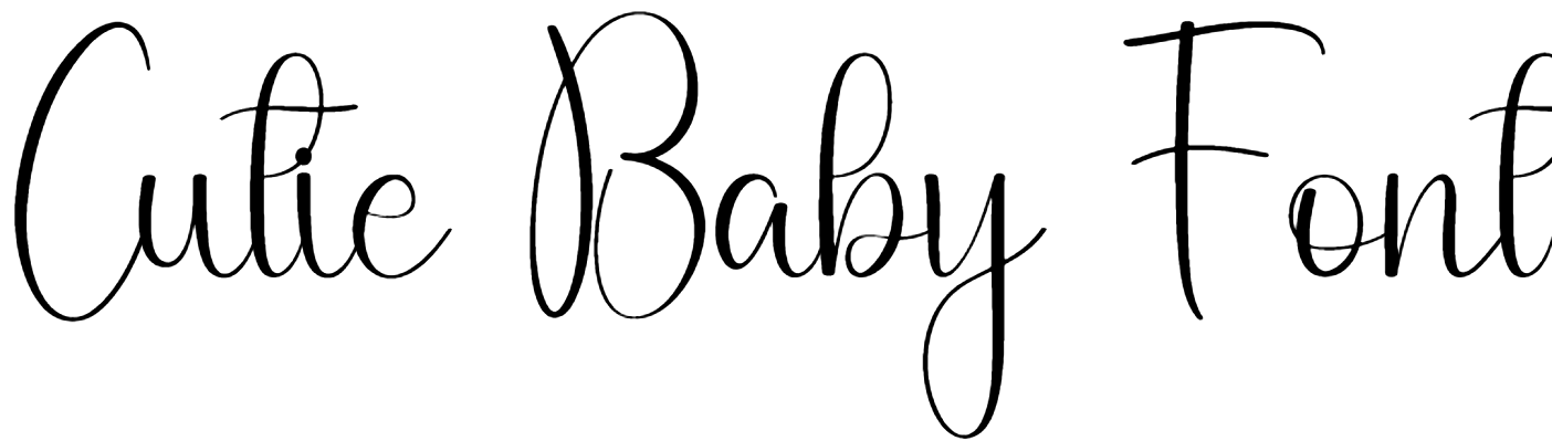 Cutie Baby Font Download