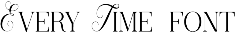 Every Time font download