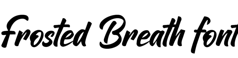 Frosted Breath font download