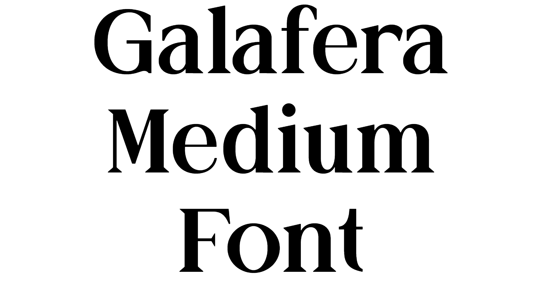 Galafera Medium Font Download