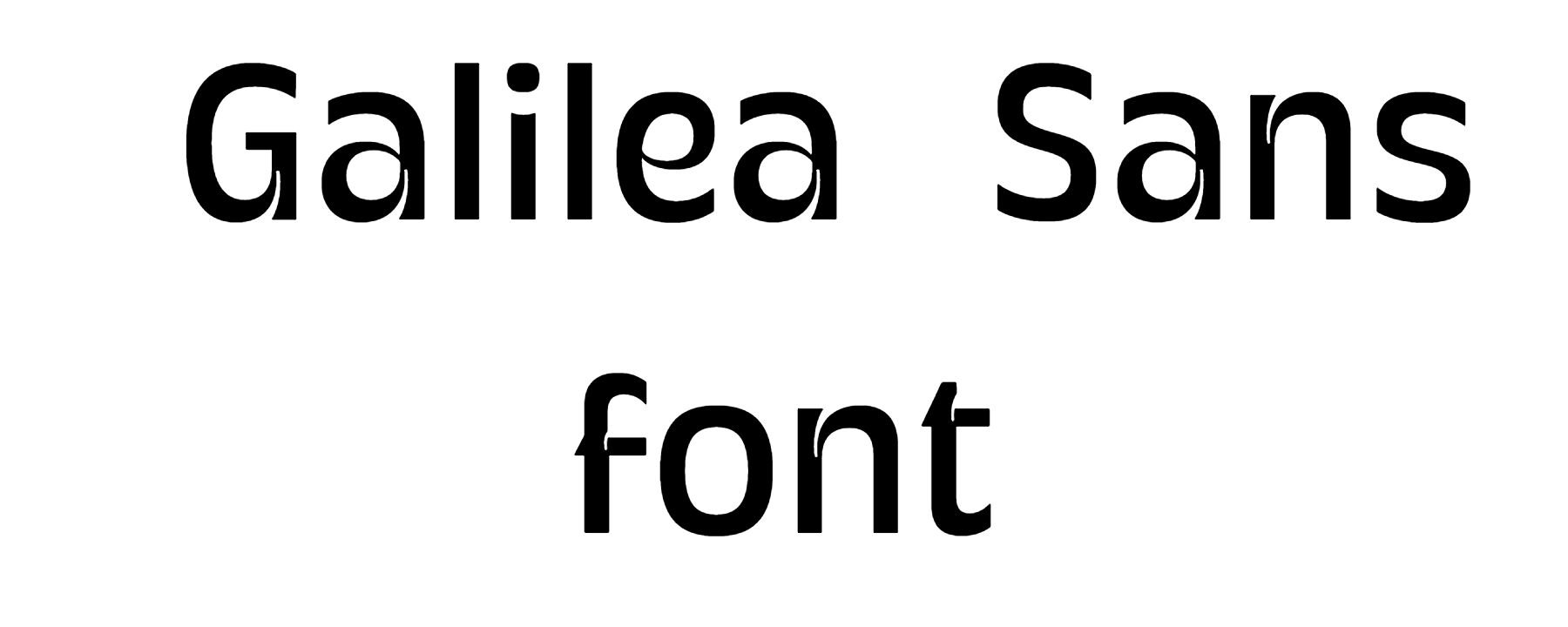 Galilea Sans font download