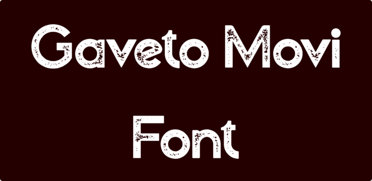 Gaveto Movi Font download