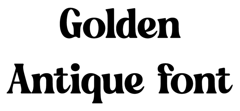 Golden Antique font download