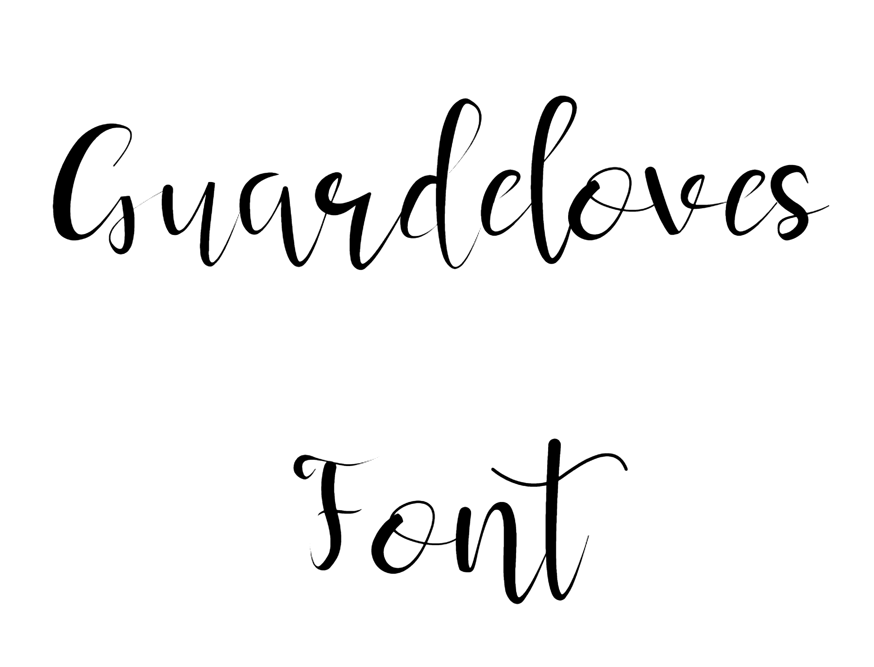 Guardeloves Font Download