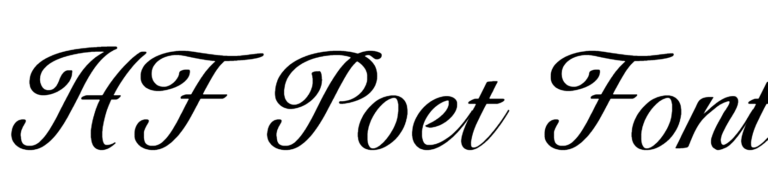 HF Poet Font Download