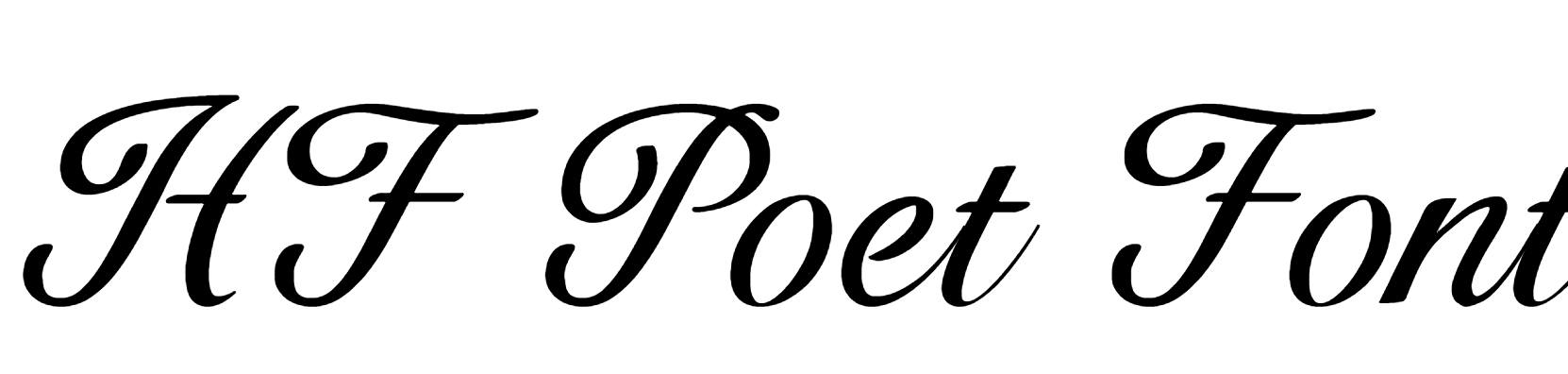 HF Poet Font Download