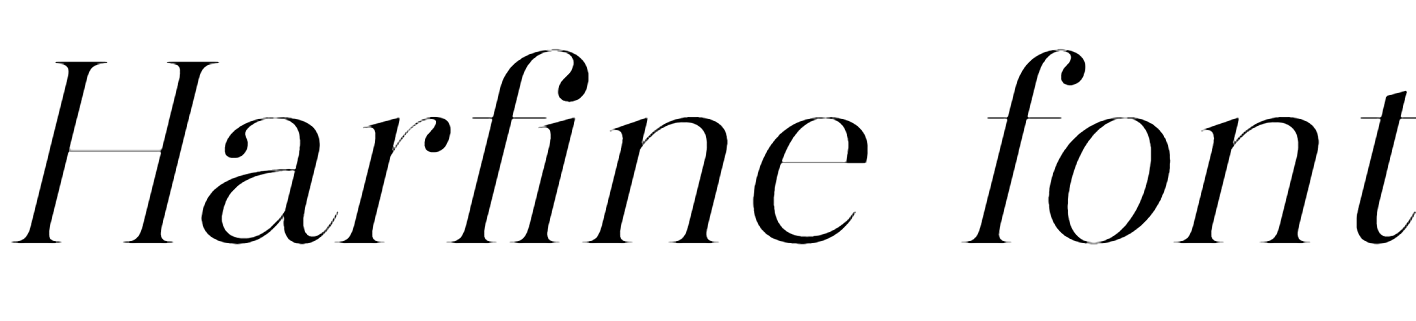 Harfine font download