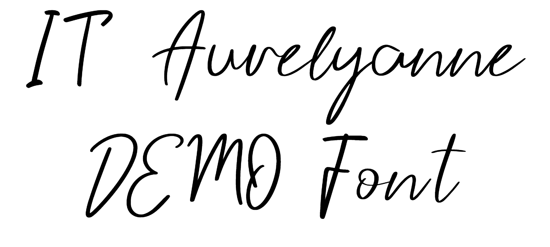 IT Aurelyanne DEMO Font Download